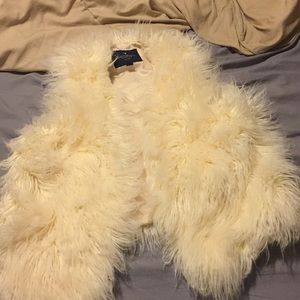Faux fur vest